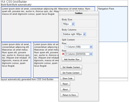 YUI Grids CSS