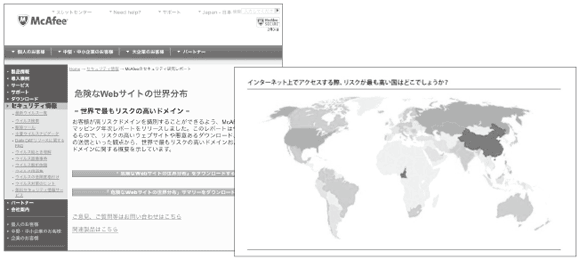 危険なウェブサイトの世界分布－世界で最もリスクの高いドメイン