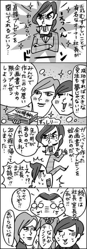 4コママンガ：読むだけでプレゼンがうまくなる本03