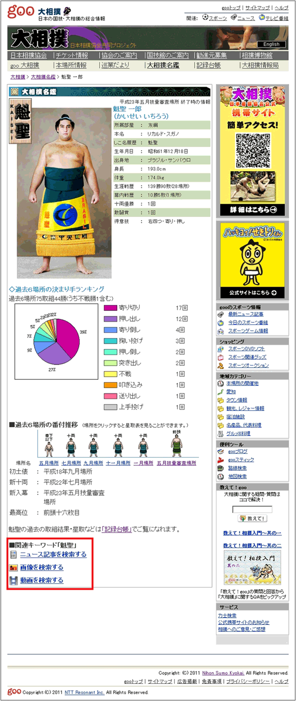 図4：図5：「魁聖一郎」のページ