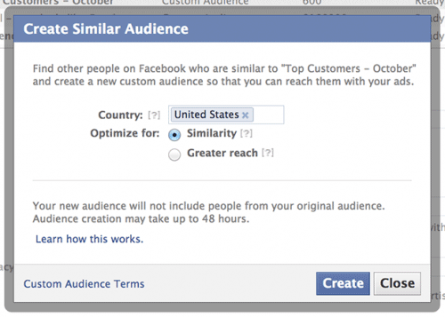 Create Similar Audience