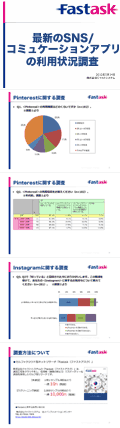 最新のSNS/コミュケーションアプリの利用状況調査