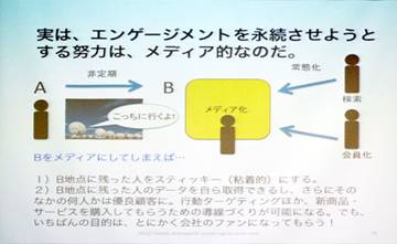 エンゲージメントを永続させる努力はメディア的である