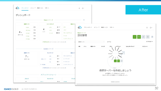 改善後のALTUSコントロールパネル