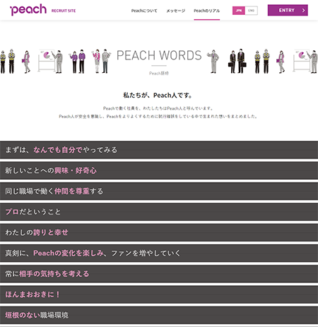 Peach語録