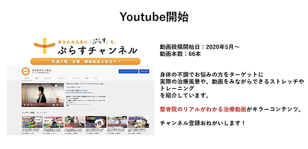 2020年5月からスタートしたYouTubeのぷらすチャンネル