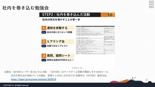 社内を巻き込んだ活動