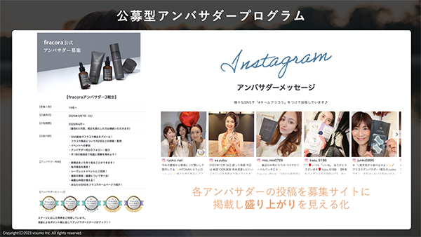 アンバサダーを公募して、さらにステージ制でやる気を引き出そうという試みも