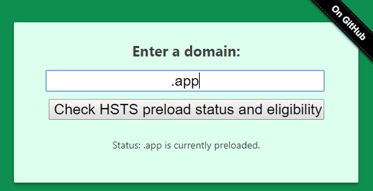 .app自体がHSTSプリロードリストに登録されている